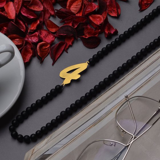 گردنبند با پلاک طلا 4