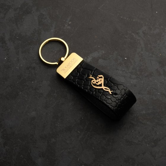 جاکلیدی طلا چرم اسم رهام