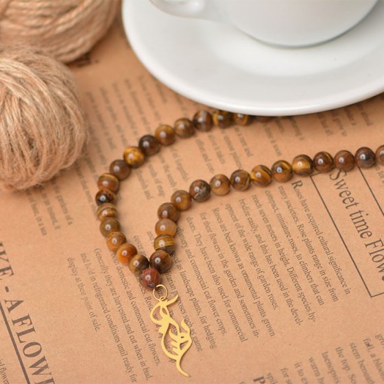 گردنبند با پلاک طلا اسم آتوسا