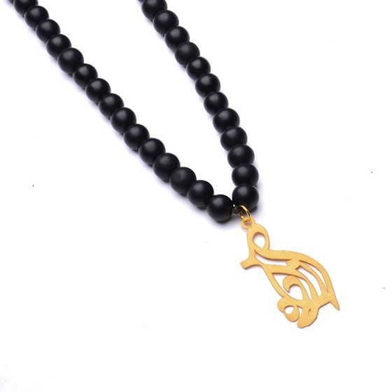 گردنبند با پلاک طلا اسم آزاده