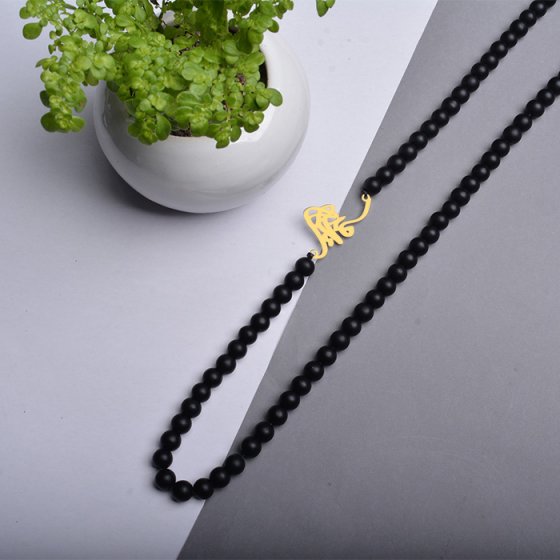 گردنبند با پلاک طلا اسم ملیحه