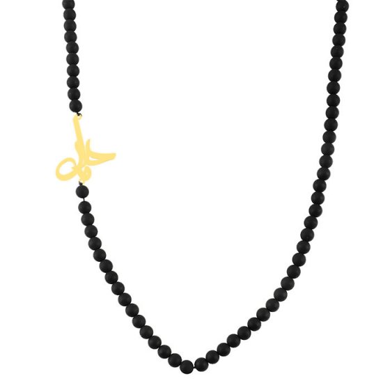 گردنبند با پلاک طلا اسم حامد