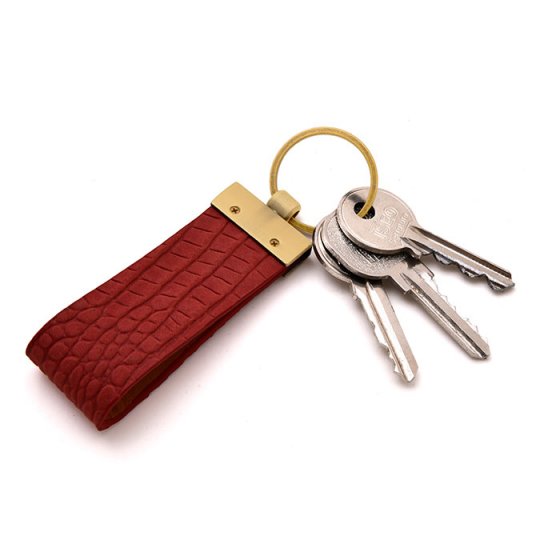 جاکلیدی طلا چرم با اسم سایه