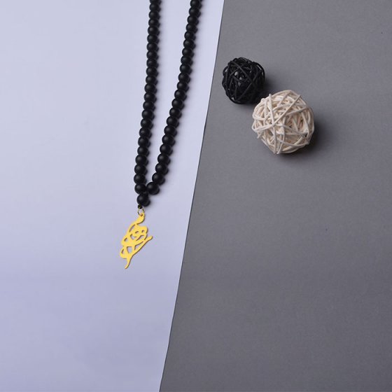 گردنبند با پلاک طلا اسم مهری