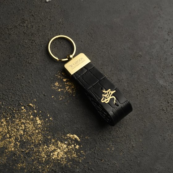 جاکلیدی طلا چرم اسم مرتضی