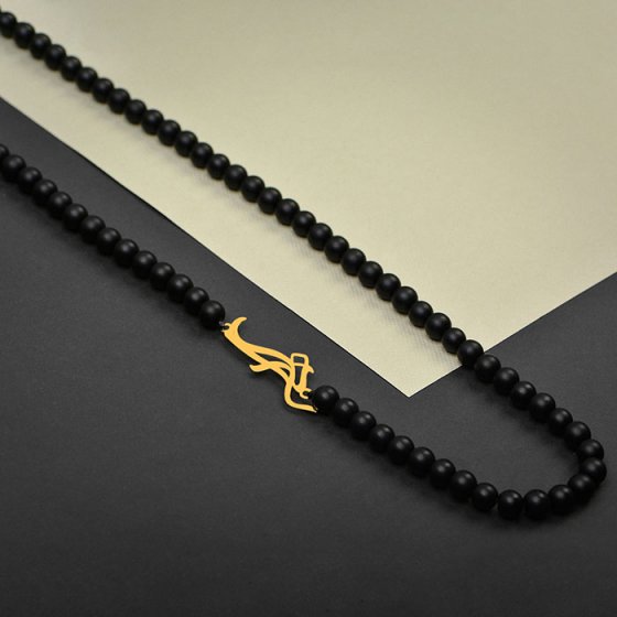 گردنبند با پلاک طلا اسم نادر