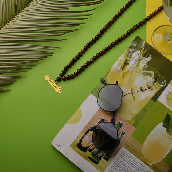 گردنبند با پلاک طلا اسم ناهید