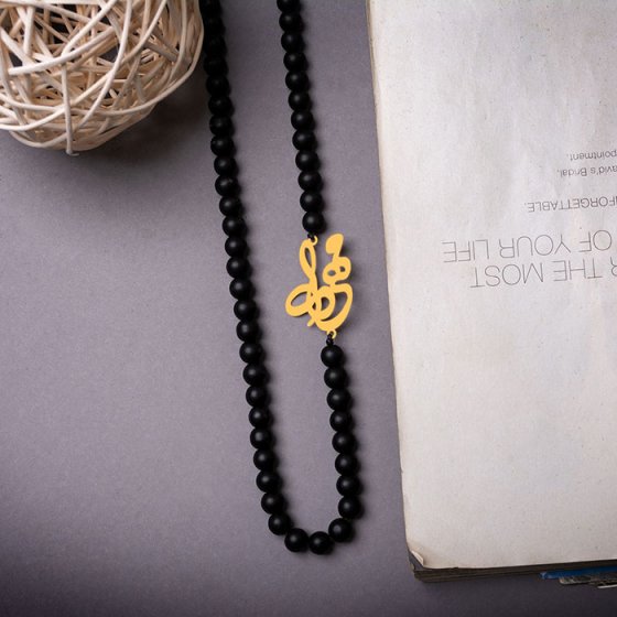 گردنبند پلاک طلا اسم مهرداد