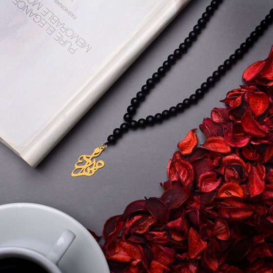 گردنبند با پلاک طلا اسم مهرزاد