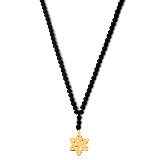 گردنبند با پلاک طلا طرح