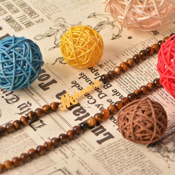 گردنبند با پلاک طلا اسم محمود