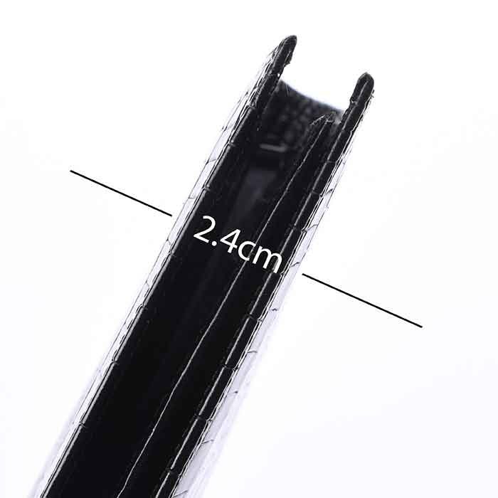 کیف پول کتی چرم کروکودیل مشکی